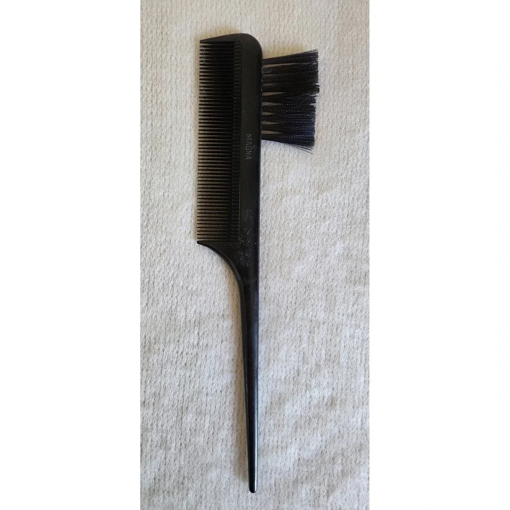 Lot of 9 Hairdressing Combs & Styling Tools – Rat Tail, Tint Brushes, Wide/Fine